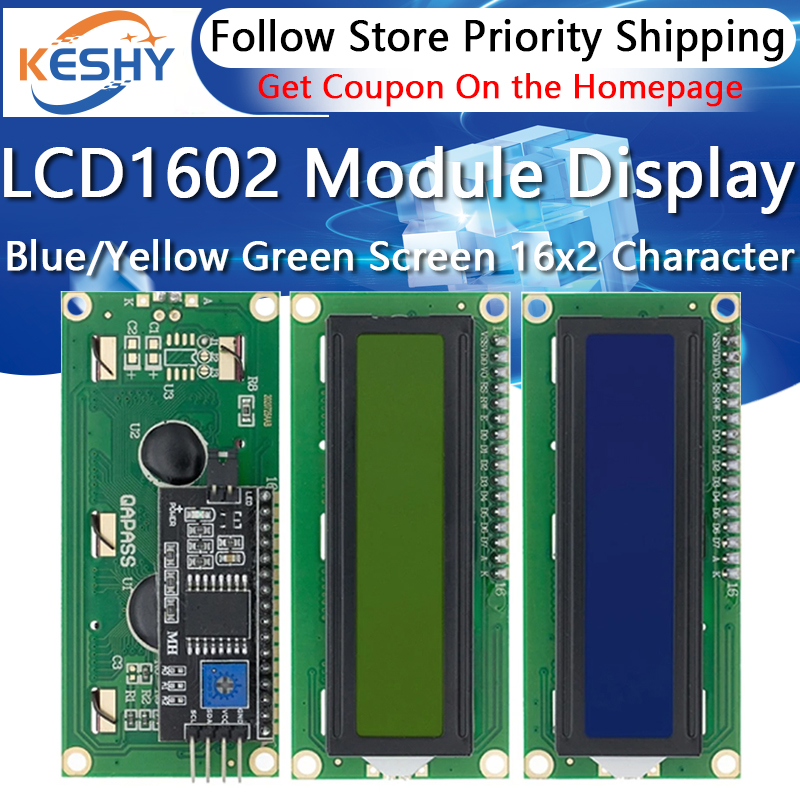 Lcd 1602 - LCD1602 1602 LCD Module Blue /
