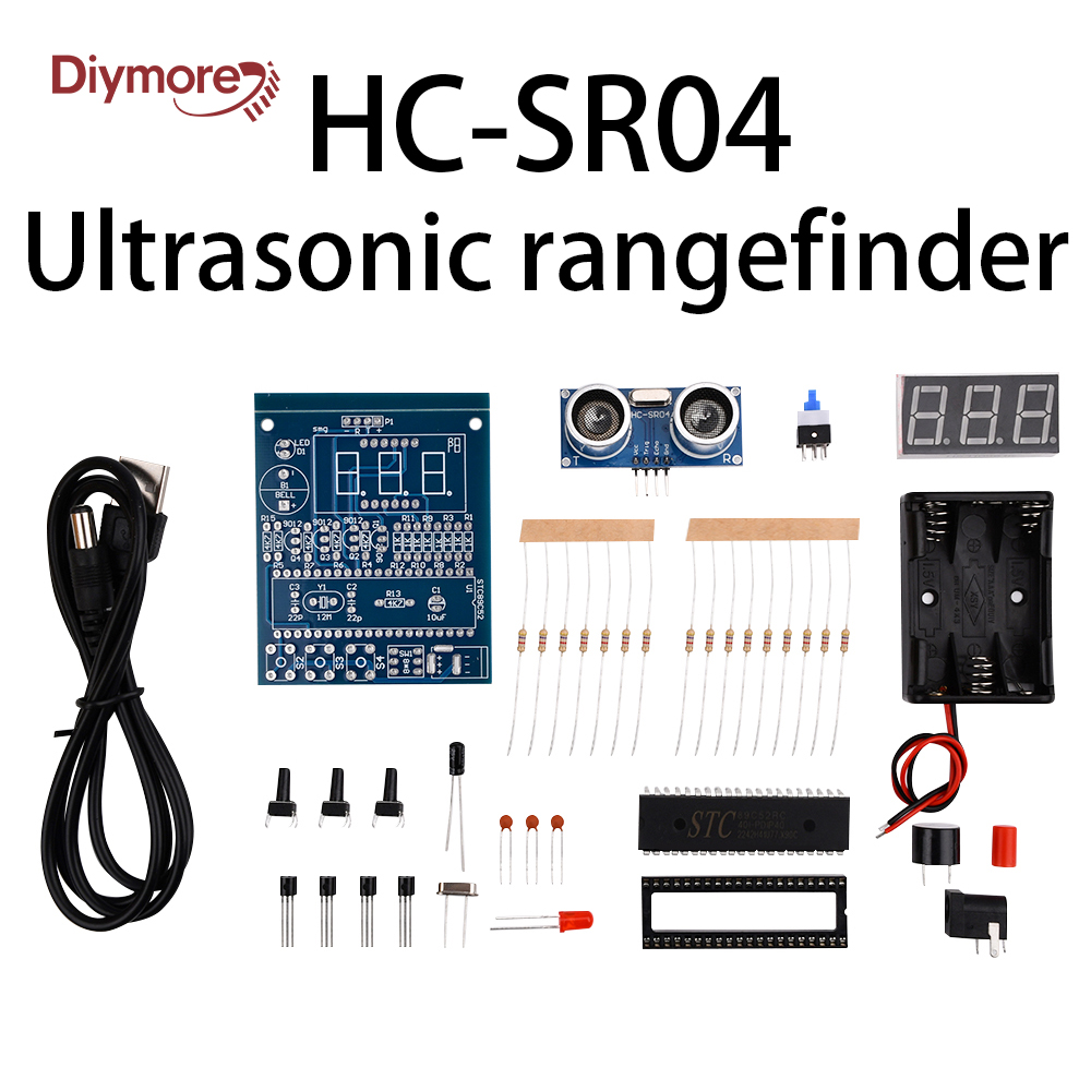 Ultrasonic Sensor Hc-Sr04 - DIY Ultrasonic Ranging Alarm Kit HC-SR04