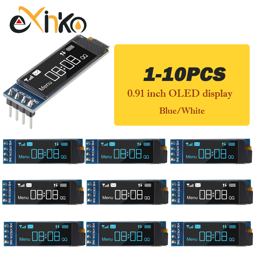 1-10pcs 0.91 inch OLED Display - огляд і ціна Lcd 1602