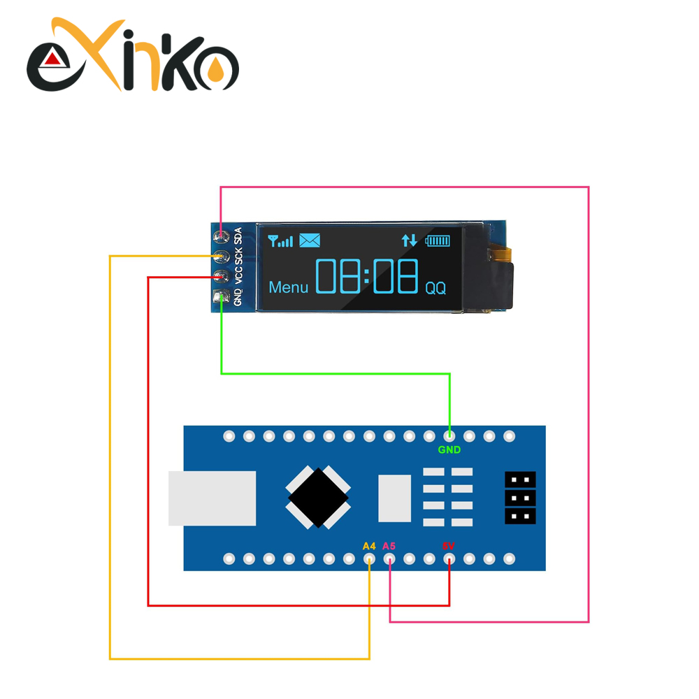 1-10pcs 0.91 inch OLED Display - огляд і ціна Lcd 1602
