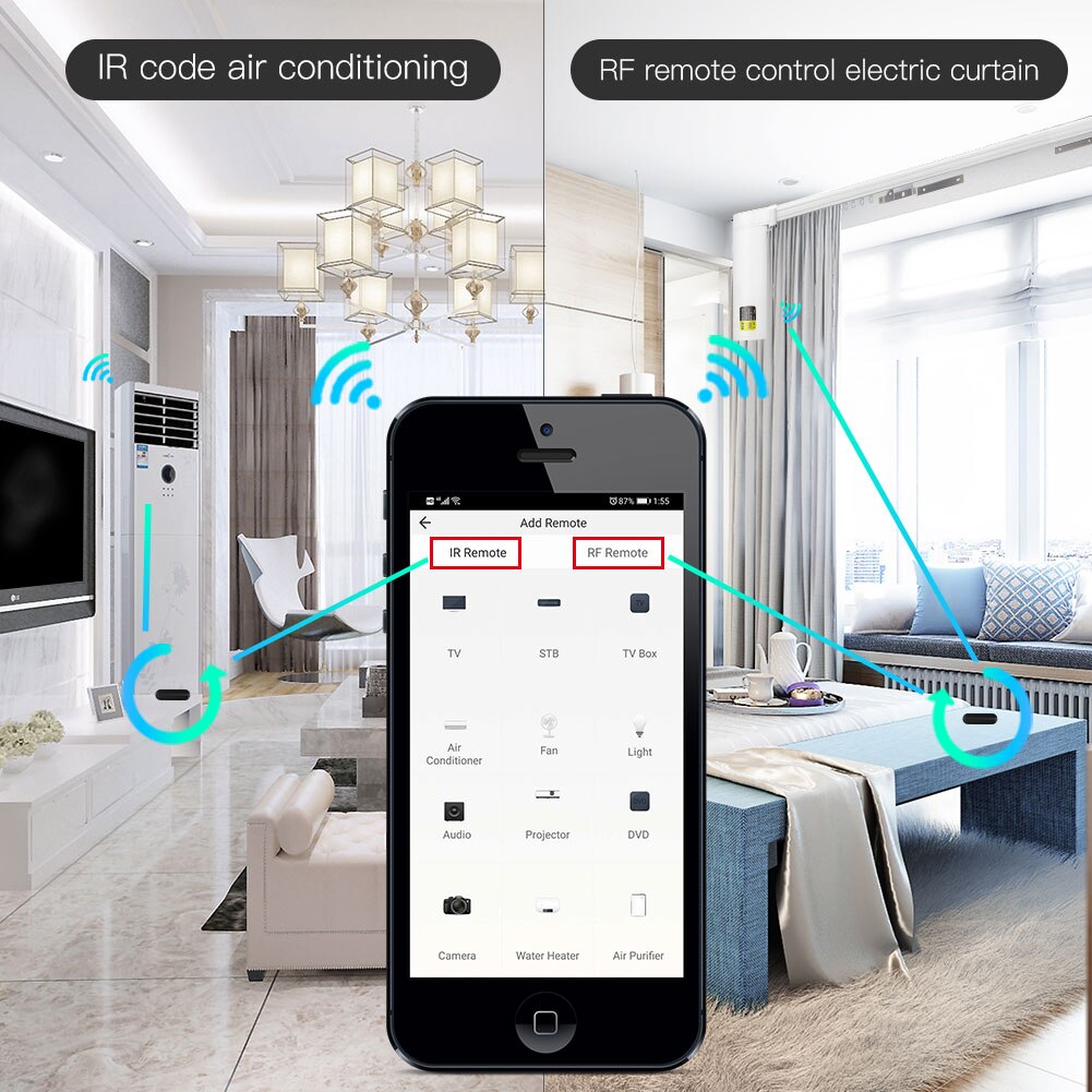 MOES Tuya WiFi IR RF Remote fo - огляд і ціна Ir Remote Module
