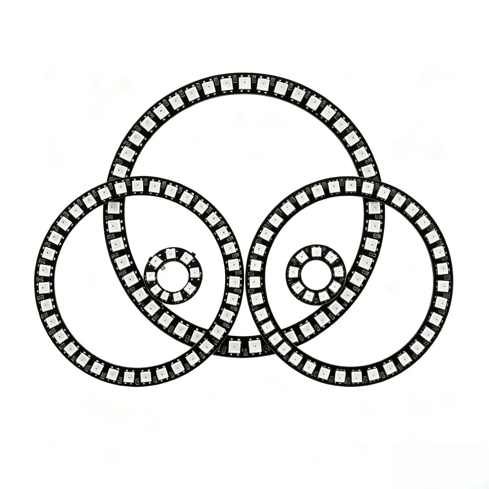 WS2812B LED Ring 8/12/16/24/36 - огляд і ціна Ws2812B Strip 5V