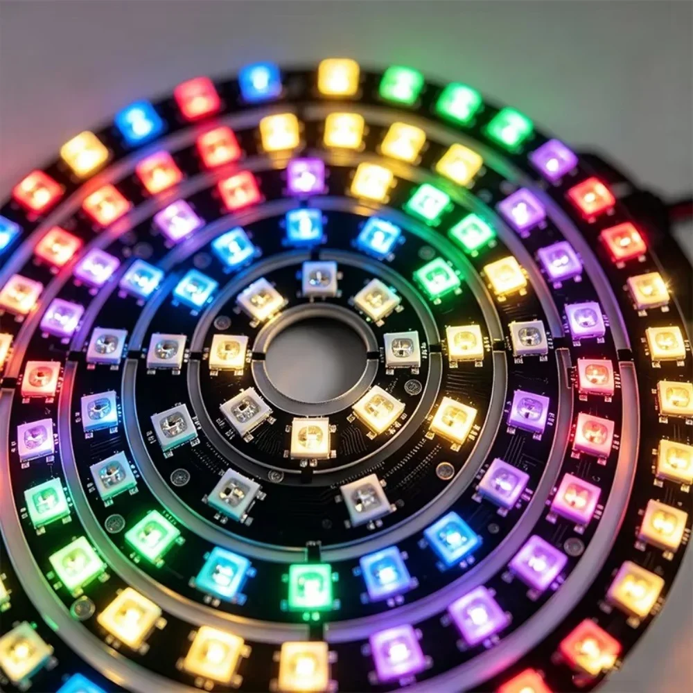 WS2812B LED Ring 8/12/16/24/36 - огляд і ціна Ws2812B Strip 5V