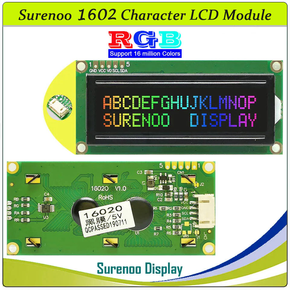 Grove 162 16X2 1602 3.3-5V Ser - огляд і ціна Lcd 1602