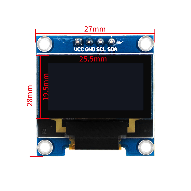 0.96 Inch OLED SSD1306 I2C IIC - огляд і ціна Oled Display 0.96