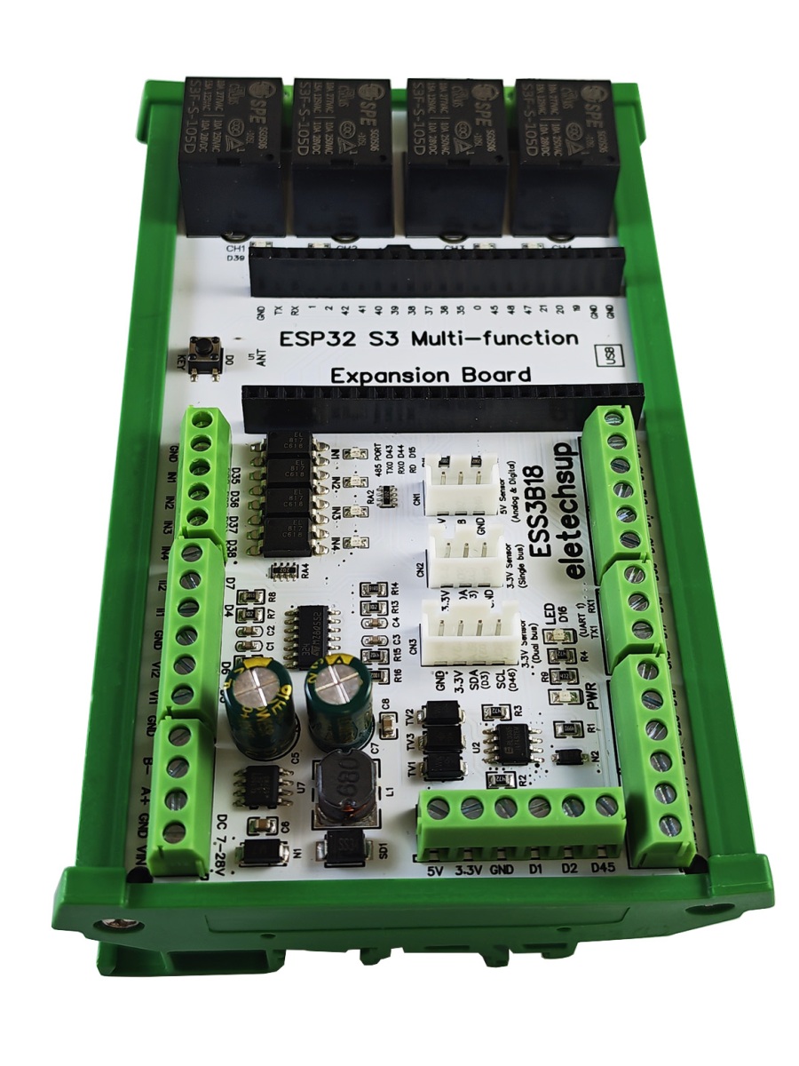 ESP32-S3 Sensor Expansion Boar - огляд і ціна Ds18B20