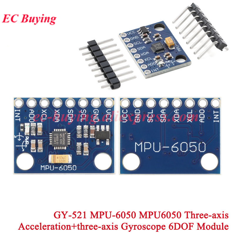 1-10Pcs GY-521 MPU-6050 MPU605 - огляд і ціна Mpu6050