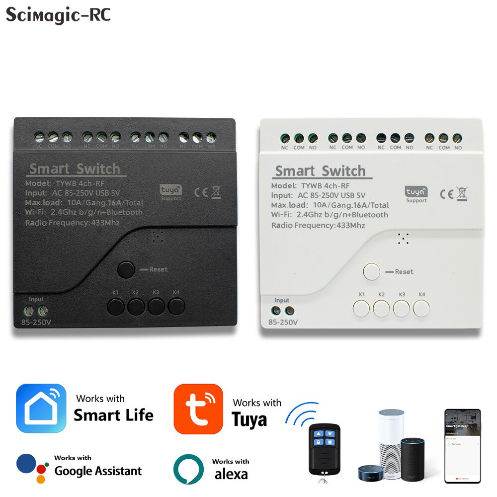 4CH Tuya Smart Wifi Switch Mod - огляд і ціна Relay Module 4 Channel