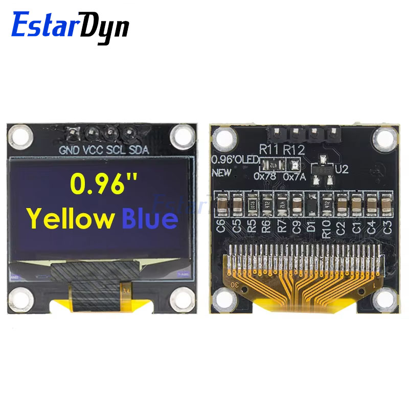 0.96 inch IIC SPI Serial 7/4Pi - огляд і ціна Oled Display 0.96