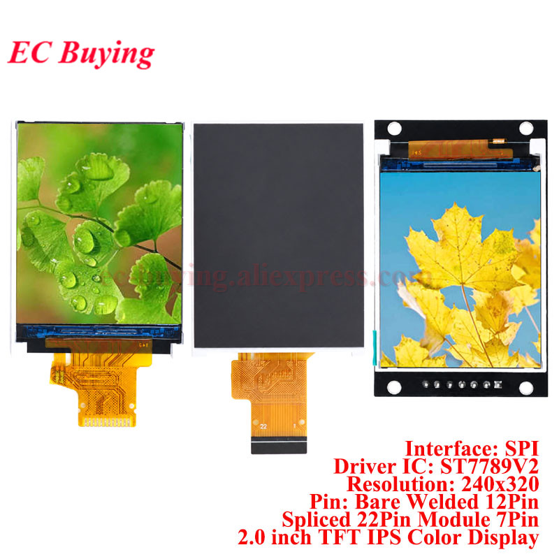 2.0 inch TFT IPS Color LCD Dis - огляд і ціна Tft Display 2.4