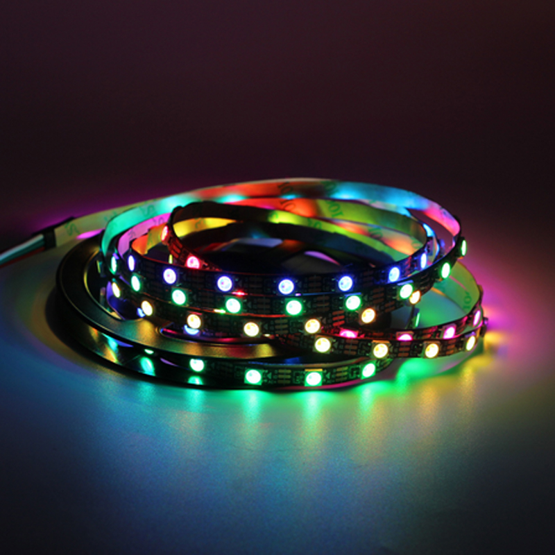 DC5V WS2812b RGBIC 7MM SMD 353 - огляд і ціна Ws2812B Strip 5V