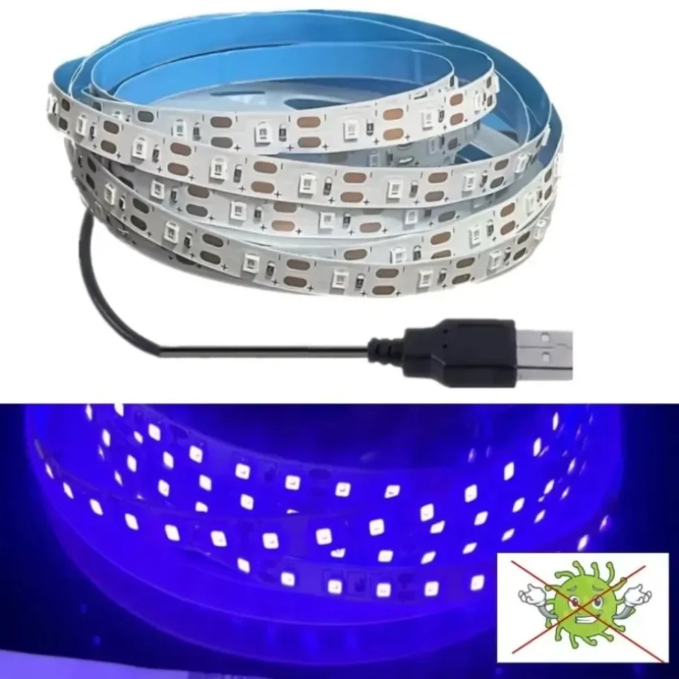 UV LED Strip SMD2835 DC5V 395- - огляд і ціна Ws2812B Strip 5V