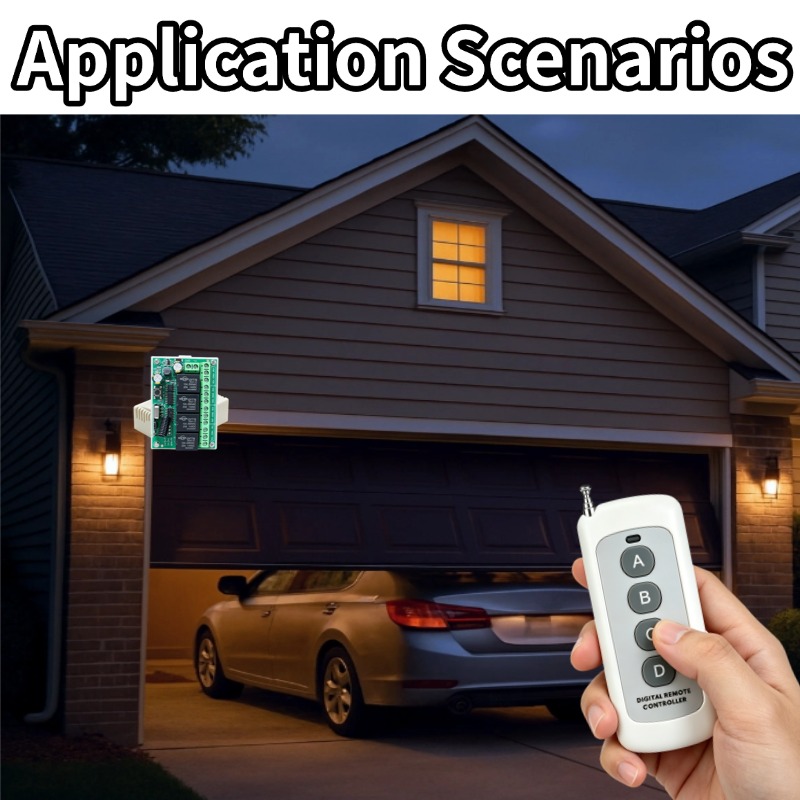 Universal Wireless Remote Cont - огляд і ціна Relay Module 4 Channel